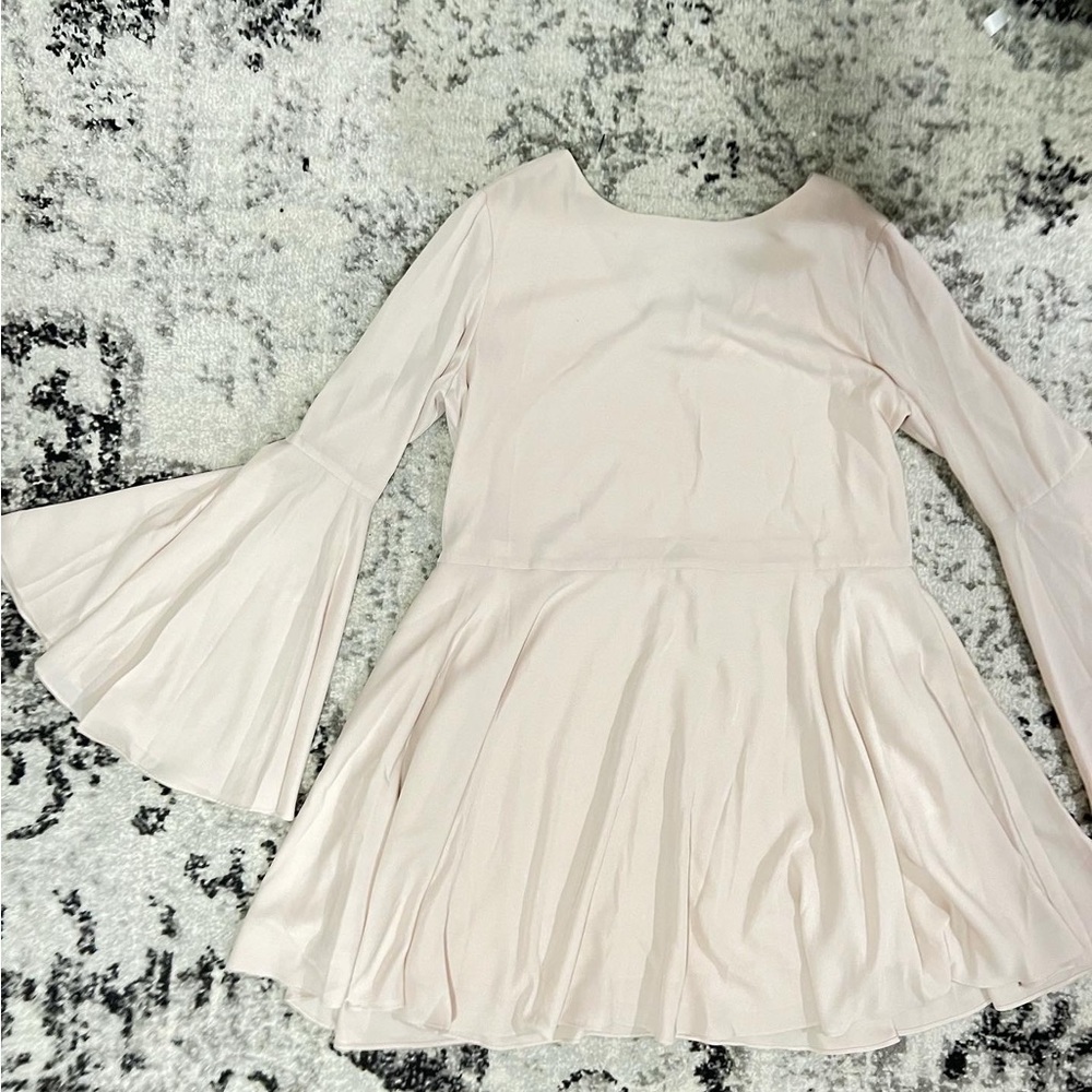 NEW❣️AMANDA UPRICHARD Selma Party Dress M Nude NWT - Picture 3 of 6